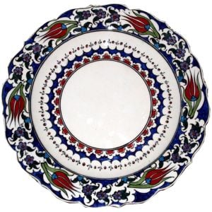 30 cm Fotoğraf ve Yazı İçin Özel Çini Tabak