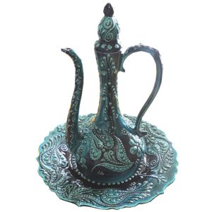 Oğuz Çini  35CM ÇİNİ İBRİK TAKIMI