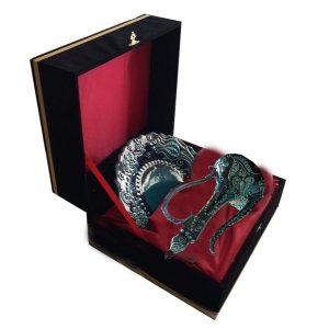 Oğuz Çini  KADİFE KUTULU ÇİNİ İBRİK