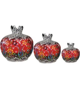 Oğuz Çini  İNCE SÜSLEMELİ NAR TAKIMI