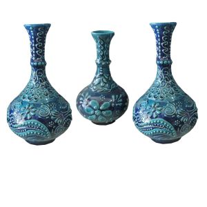 Oğuz Çini  2 ADET 20 CM 1 ADET 15 CM VAZO SETİ