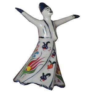 Oğuz Çini  18 CM SEMAZEN LACİVERT