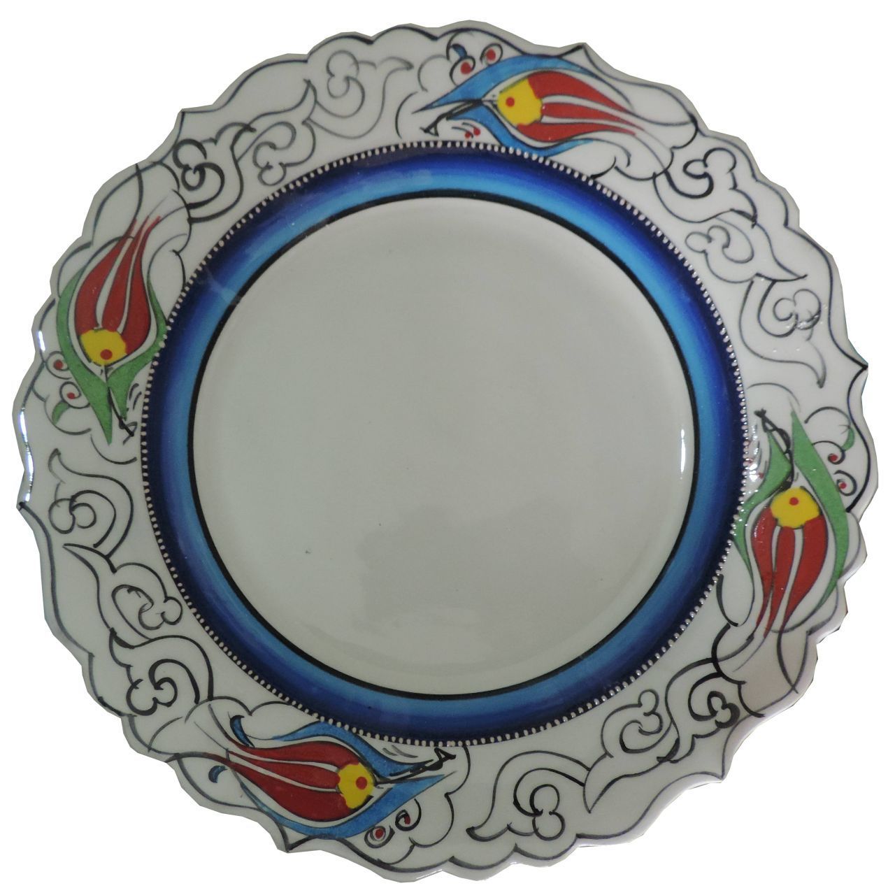 Oğuz Çini  30 CM KALİGRAFİ TABAĞI