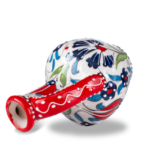 Kütahya Hediyelik Biblo 12cm Testi KIRMIZI