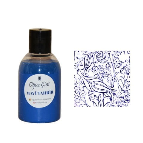 Lacivert Mavi Çini Tahrir Boyası