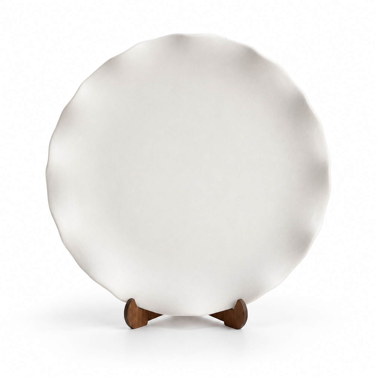 Oğuz Çini 18CM Fırfırlı Çini Bisküvi Tabak