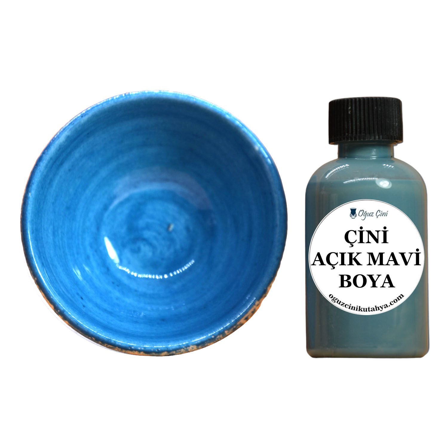 Açık Mavi Çini Boyası Sıraltı