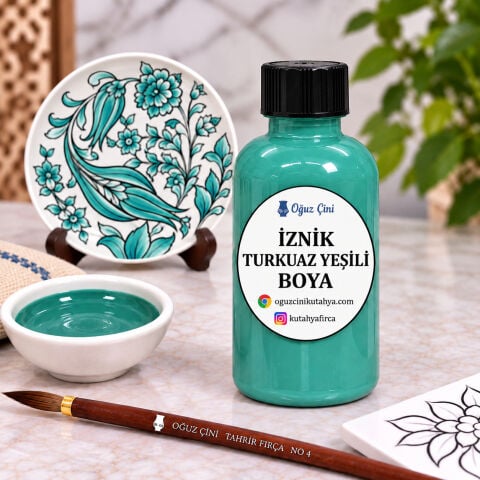 İznik Turkuaz Yeşili Çini Boyası