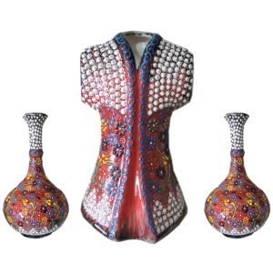 2 Tane 20cm Vazo 1 Tane 28cm Kaftan