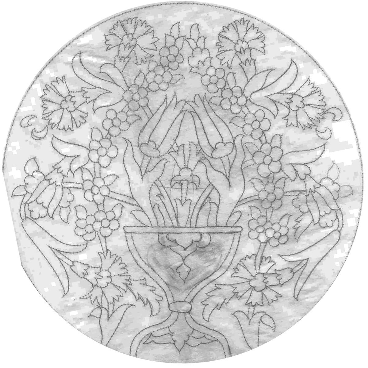 18cm Tabak Deseni 27