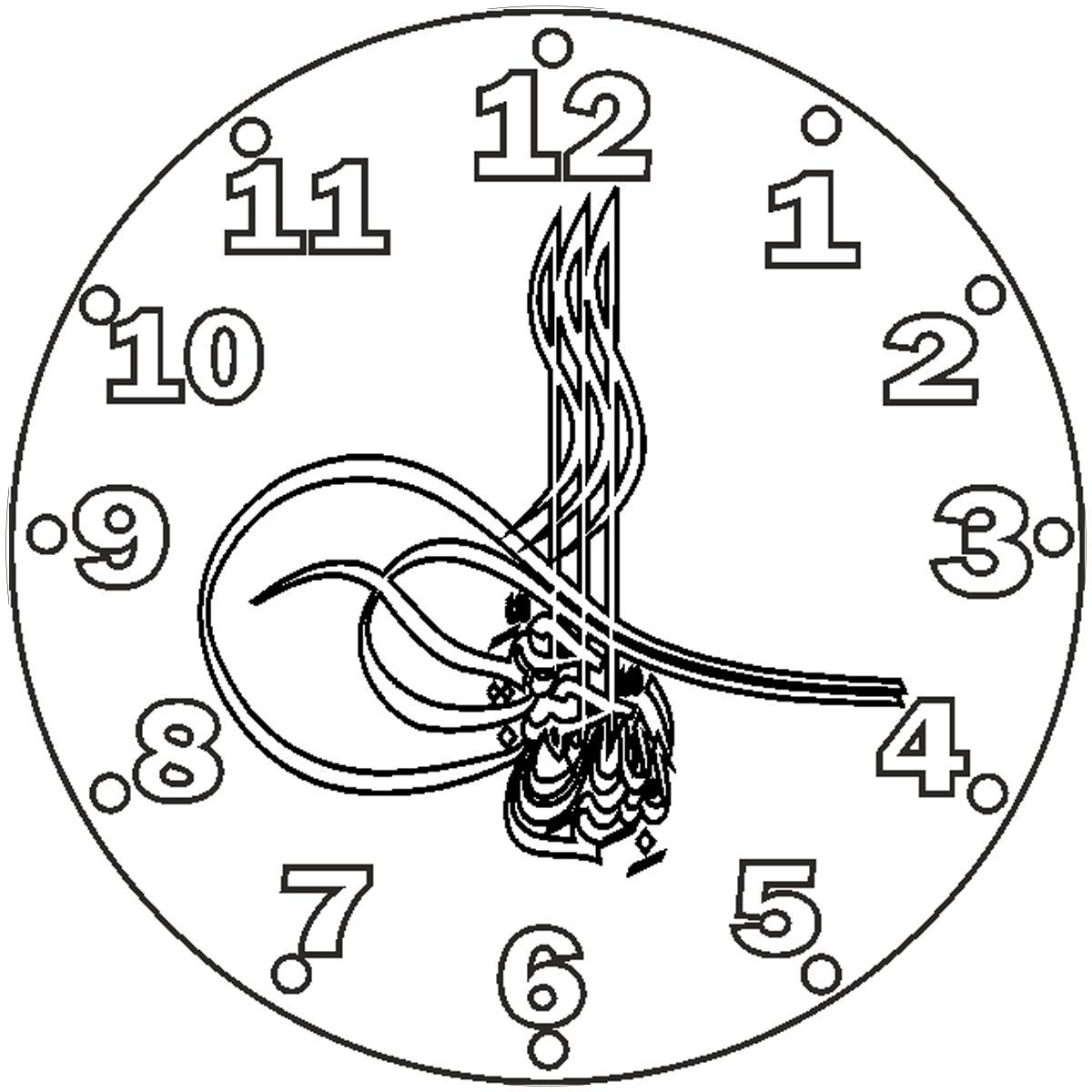 30cm Saat Deseni 5