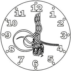 30cm Saat Deseni 5