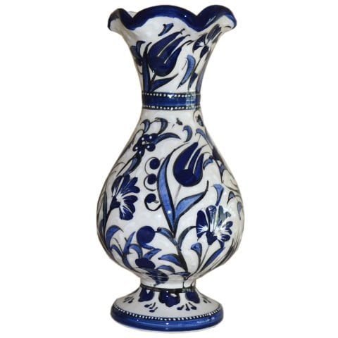 30cm Sümbül  El Dekoru Samur Vazo