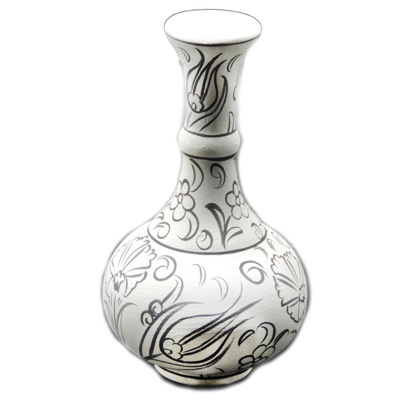 Boyanabilir Tahrirli Gözyaşı Bisküvi Vazo