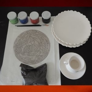 Hazır Çini Desenli Başlangıç Boyama Seti