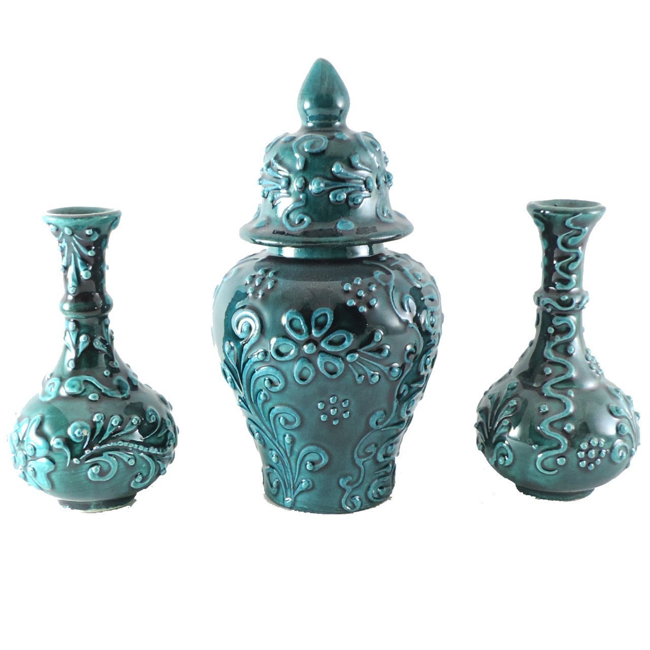 Oğuz Çini küp vazo seti