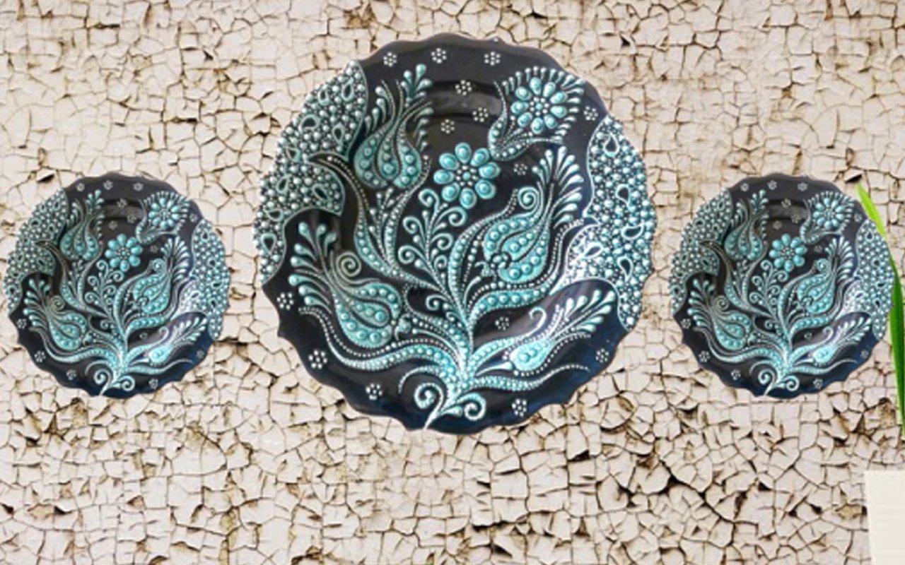 Oğuz Çini Tabak Seti