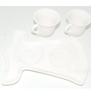 Bisküvi 18cm Gömlek Tepsi 2 Fincanlı