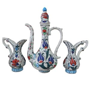 Oğuz Çini İbrik Aurelik Seti