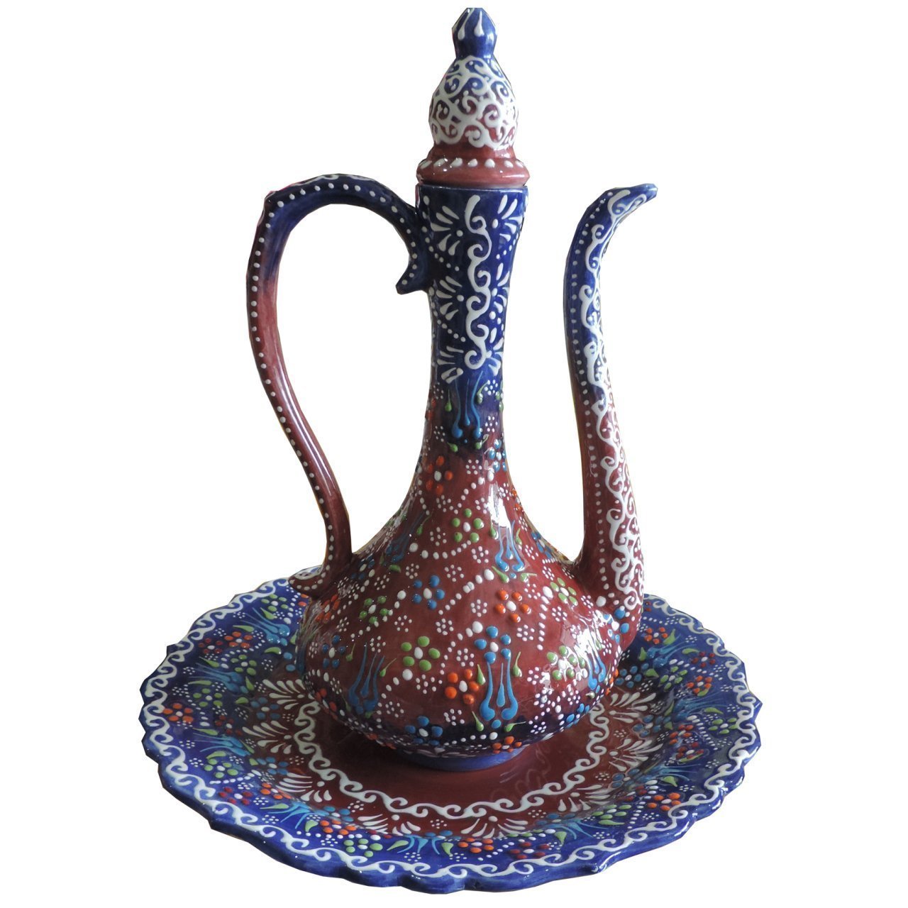 Oğuz Çini Özel İşlemeli İbrik