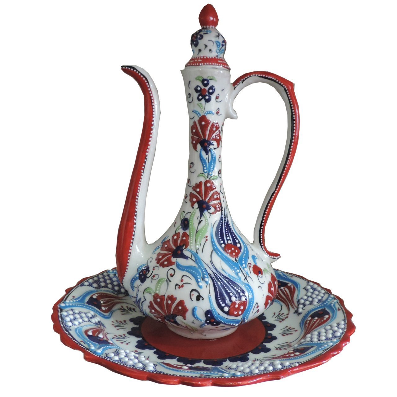 Oğuz Çini Narin İbrik Takımı