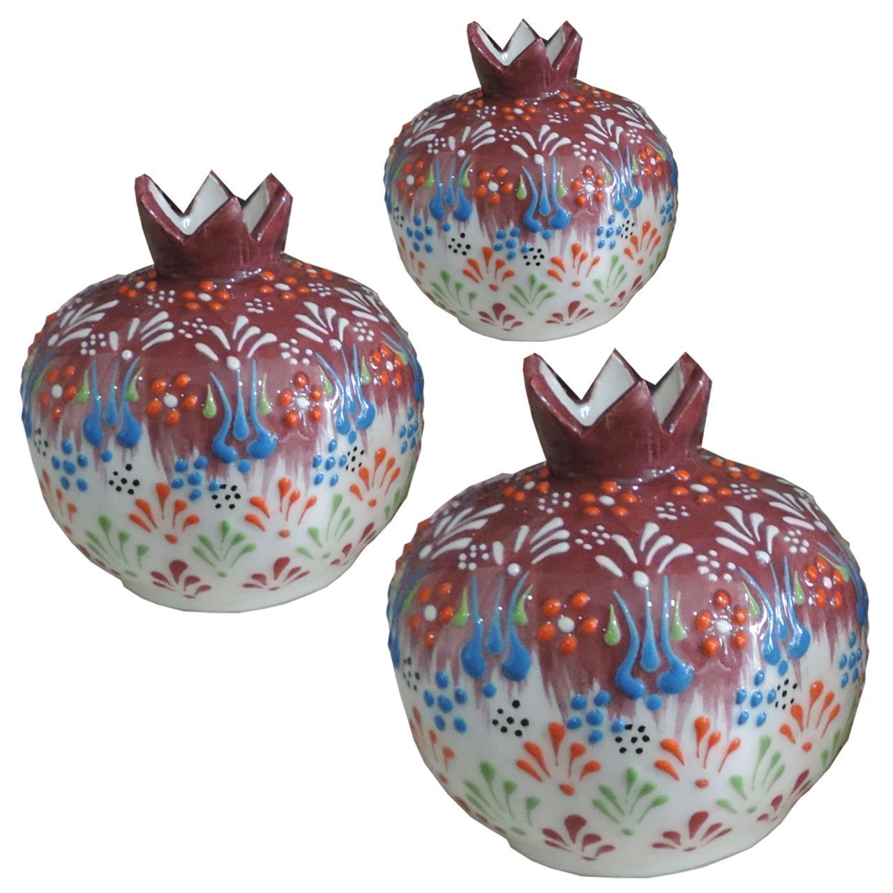 Oğuz Çini Bordo Nar Takımı