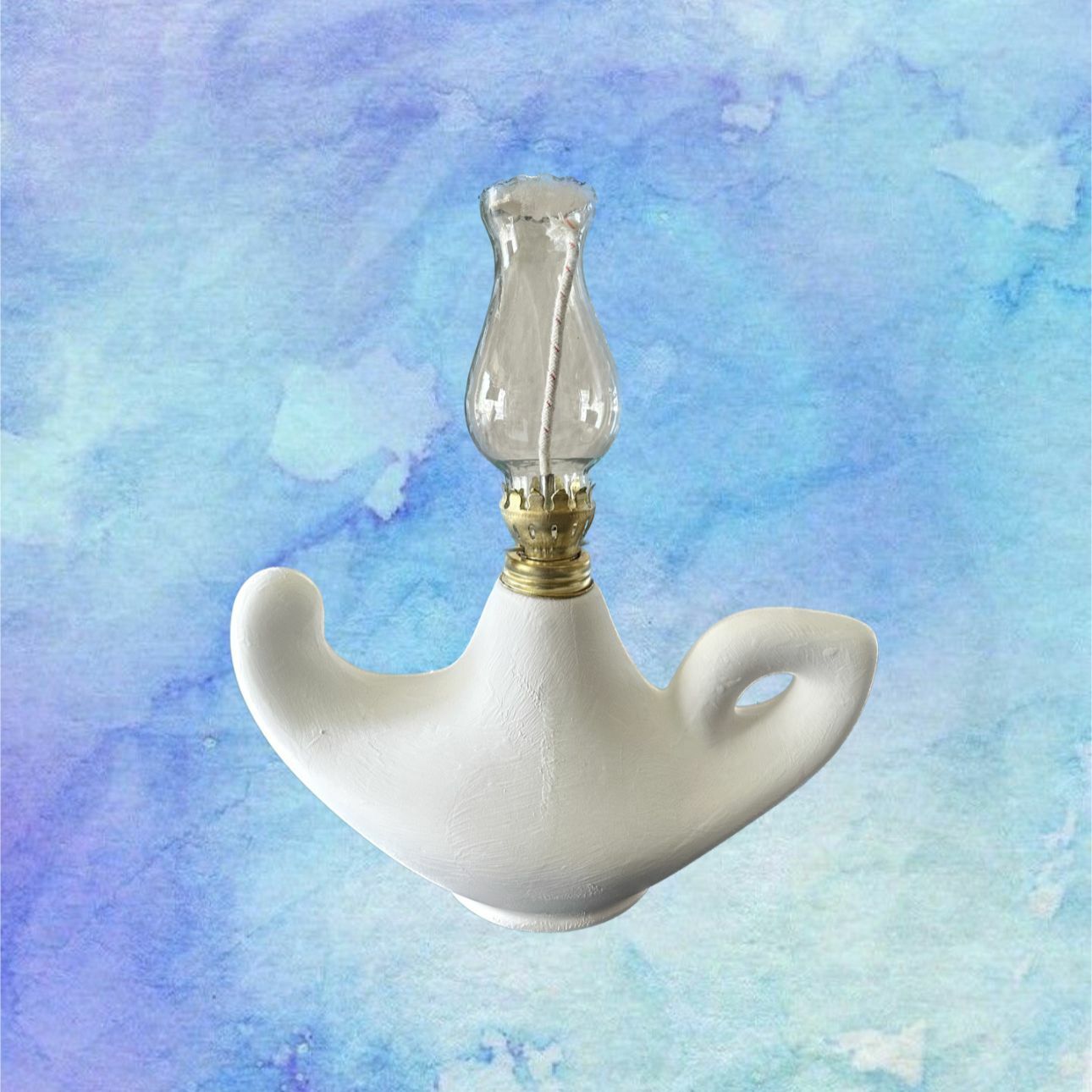 Oğuz Çini Bisküvi 20cm Aleadddin Lambası