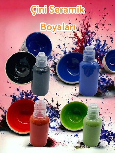 Çini Seramik için hazır toz boyalar
